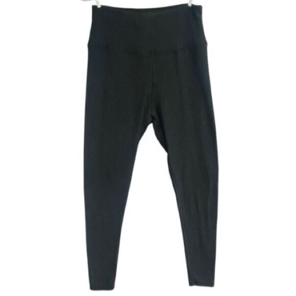 Orvis Classic Collection Black High Rise Leggings Wm’s Large Pull-On Stretch Pan - Picture 1 of 3